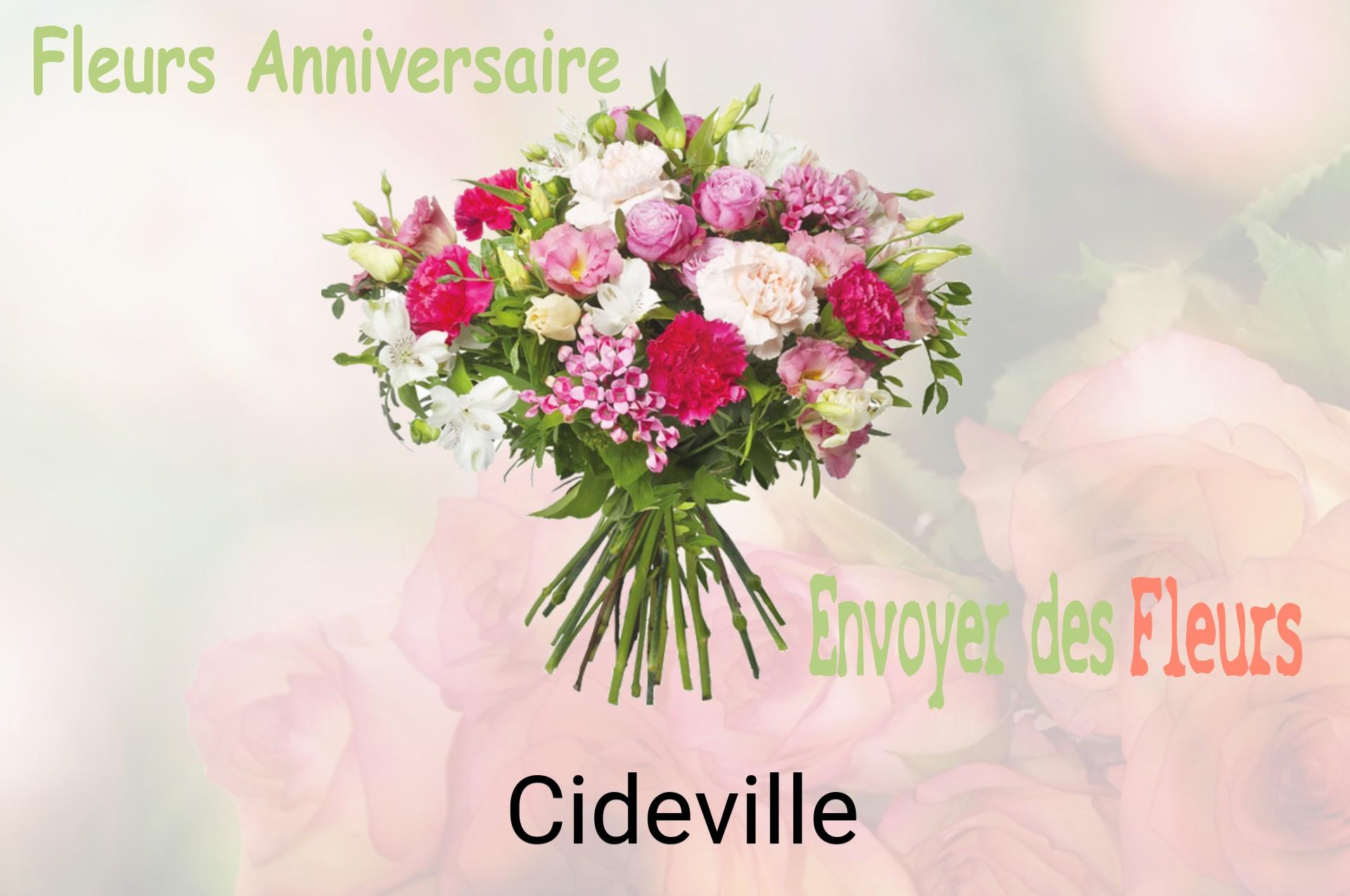 Bouquet de fleurs d’anniversaire livré à Cideville