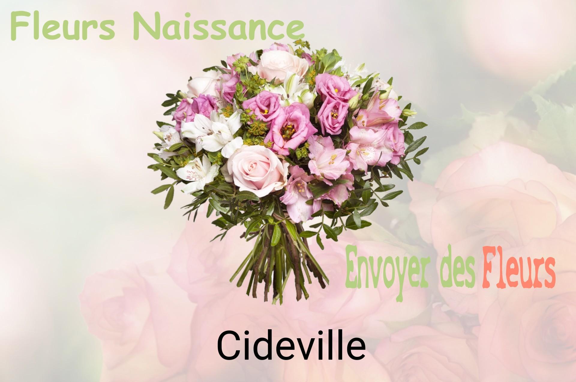 Bouquet de fleurs de naissance livré à Cideville